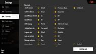 Advanced Control settings